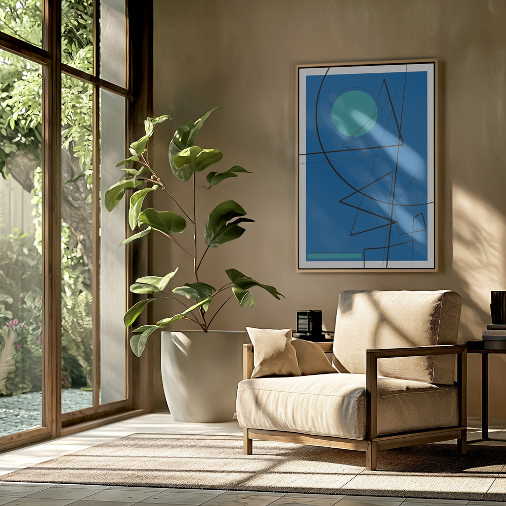 Angular lines No 19 Poster